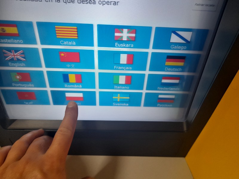 Geldautomaat op Tenerife