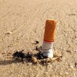 Roken op het strand